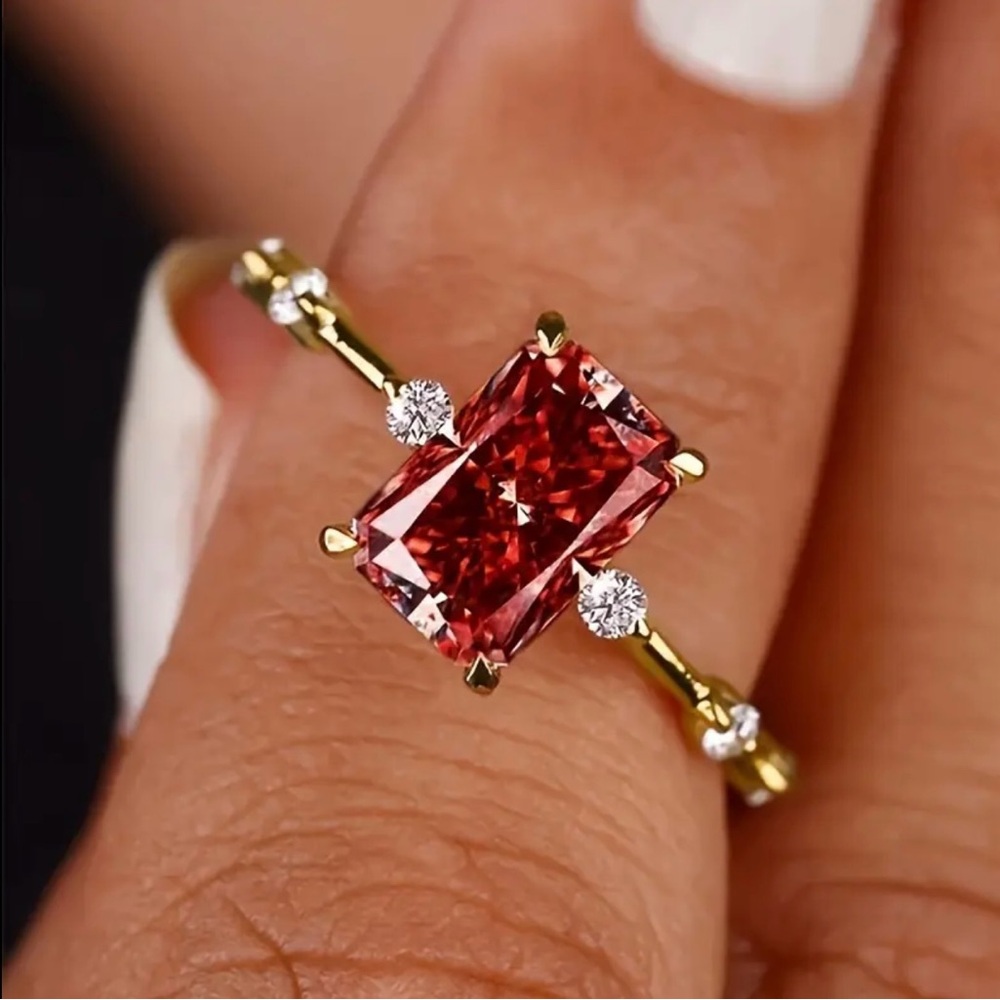 Ruby Red Statement Ring